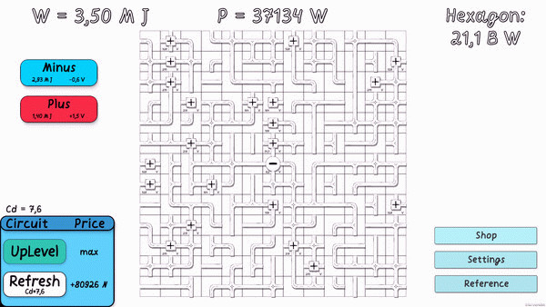 Игра Electro Idle, скриншот