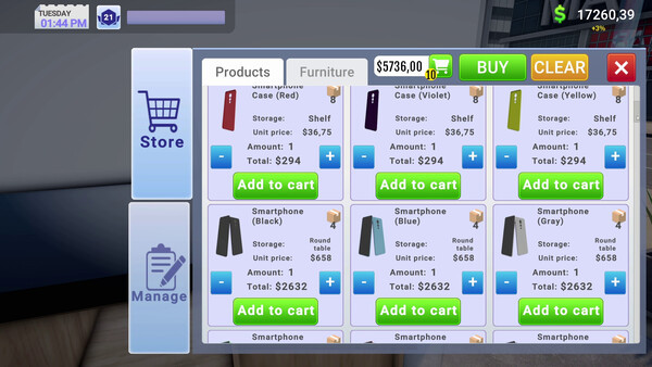 Игра Electronics Store Simulator, скриншот