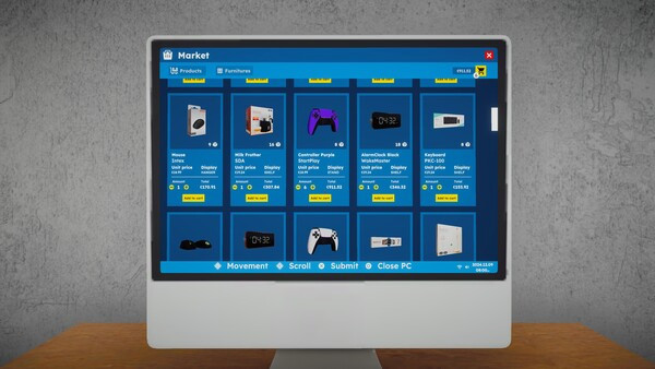 Игра Electronics Supermarket Simulator, скриншот