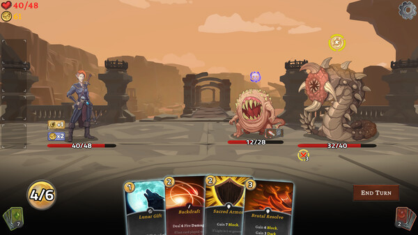 Игра Elemental Exiles, скриншот