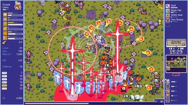 Игра Elemental Survivors, скриншот