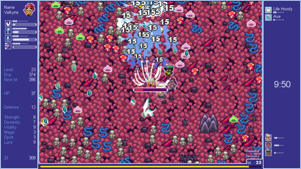 Игра Elemental Survivors, скриншот