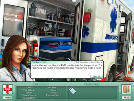 Игра Elizabeth Find M.D. - Diagnosis Mystery - Season 2, скриншот