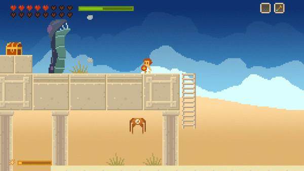 Игра Elliot Quest, скриншот