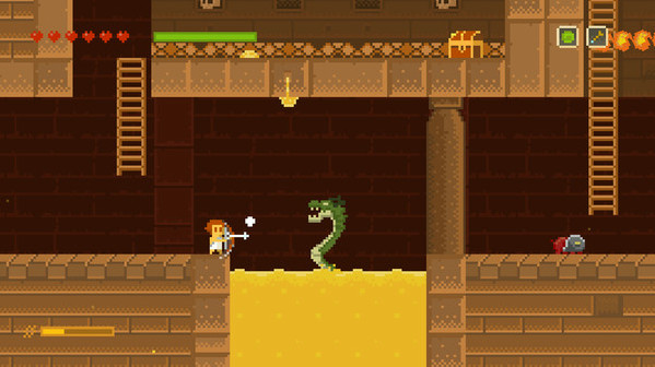 Игра Elliot Quest, скриншот