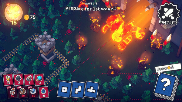 Игра Emberward, скриншот