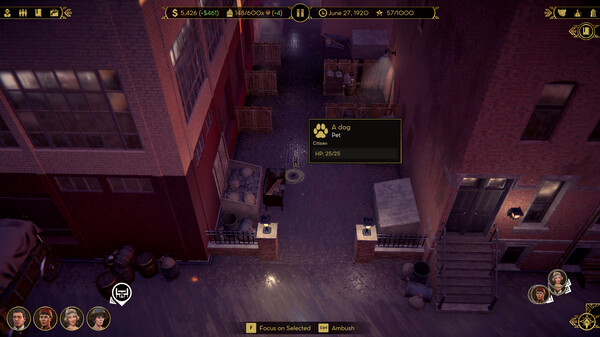 Игра Empire of Sin - Hunt For Aurora, скриншот