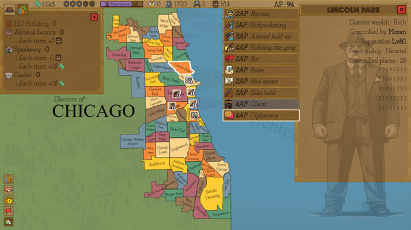 Игра Empire of Vice : Chicago, скриншот