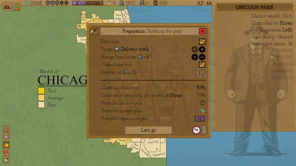 Игра Empire of Vice : Chicago, скриншот