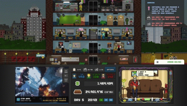 Игра Empire TV Tycoon, скриншот