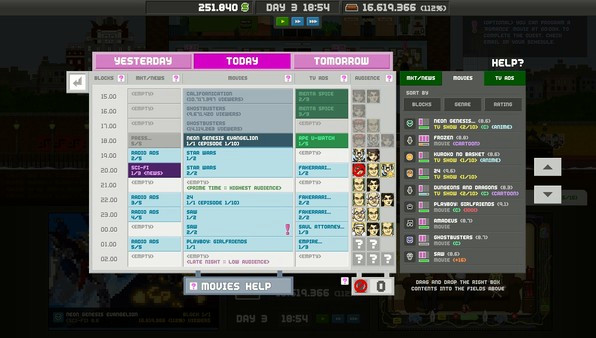 Игра Empire TV Tycoon, скриншот
