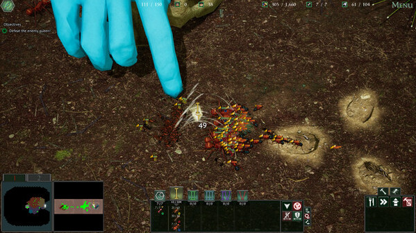 Игра Empires of the Undergrowth, скриншот