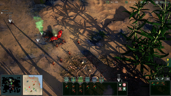 Игра Empires of the Undergrowth, скриншот