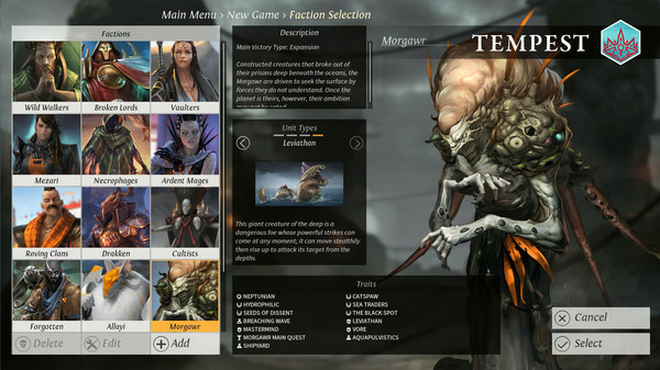 Игра ENDLESS Legend - Tempest, скриншот