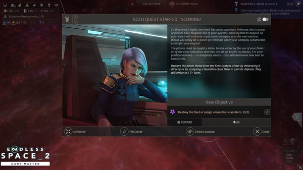 Игра ENDLESS Space 2 - Dark Matter, скриншот