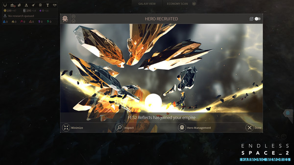 Игра ENDLESS Space 2 - Harmonic Memories, скриншот