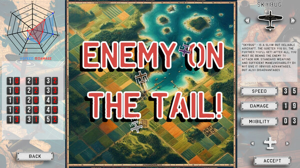 Игра Enemy on the tail!, скриншот