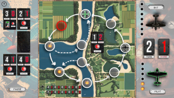 Игра Enemy on the tail!, скриншот