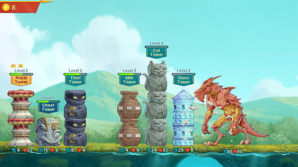 Игра Epic Auto Towers, скриншот