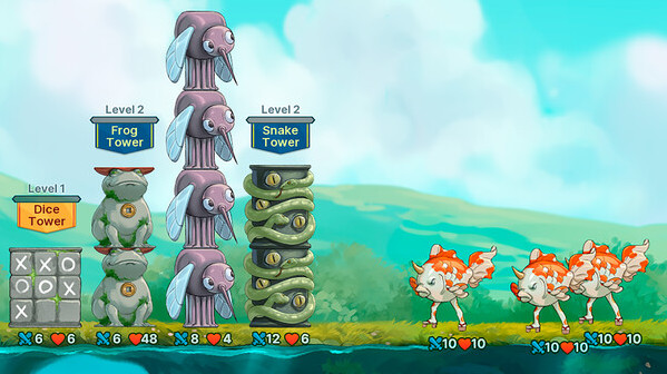 Игра Epic Auto Towers, скриншот