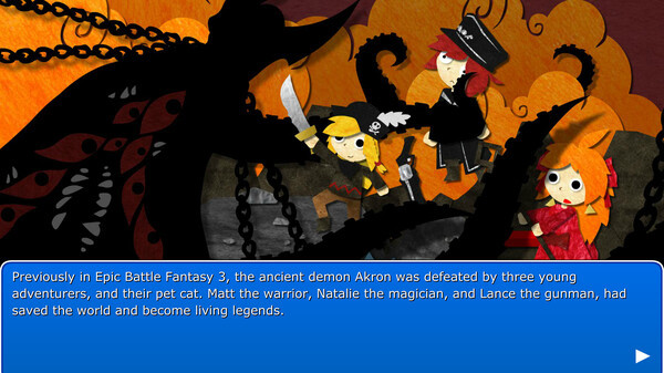 Игра Epic Battle Fantasy 4, скриншот