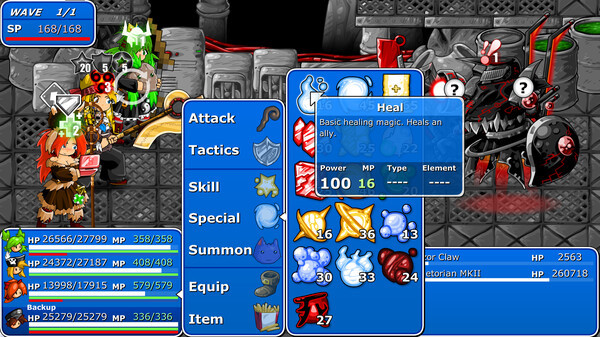 Игра Epic Battle Fantasy 4, скриншот