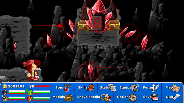 Игра Epic Battle Fantasy 4, скриншот