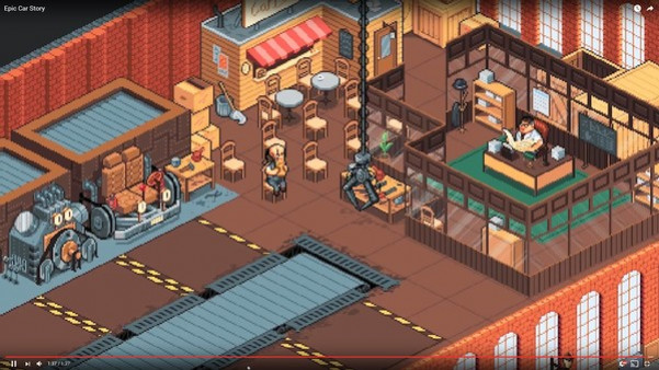 Игра Epic Car Factory, скриншот