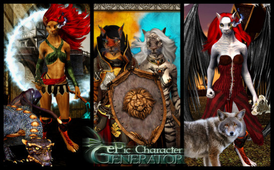 Игра ePic Character Generator - Season #1: Anthro Female, скриншот
