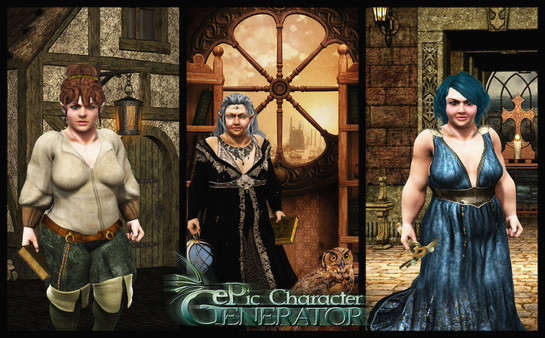 Игра ePic Character Generator - Season #1: Dwarf Female, скриншот