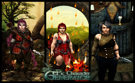 Игра ePic Character Generator - Season #1: Dwarf Female, скриншот