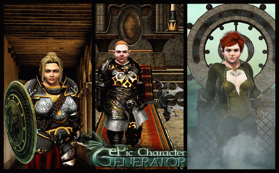 Игра ePic Character Generator - Season #1: Dwarf Female, скриншот