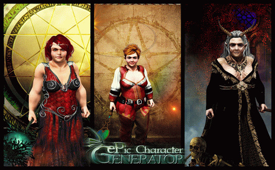 Игра ePic Character Generator - Season #1: Dwarf Female, скриншот