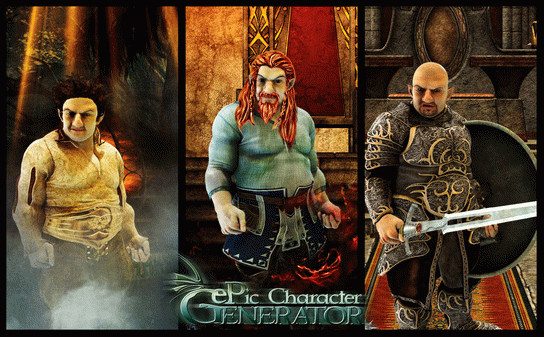 Игра ePic Character Generator - Season #1: Dwarf Male, скриншот