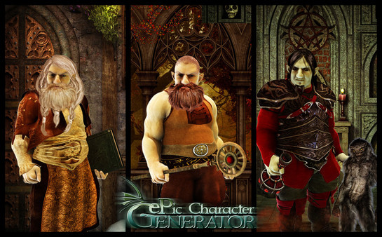 Игра ePic Character Generator - Season #1: Dwarf Male, скриншот