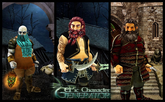 Игра ePic Character Generator - Season #1: Dwarf Male, скриншот