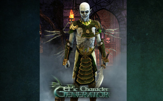 Игра ePic Character Generator - Season #1: Elf Male, скриншот