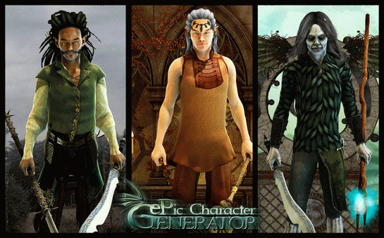 Игра ePic Character Generator - Season #1: Elf Male, скриншот