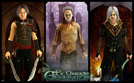 Игра ePic Character Generator - Season #1: Elf Male, скриншот