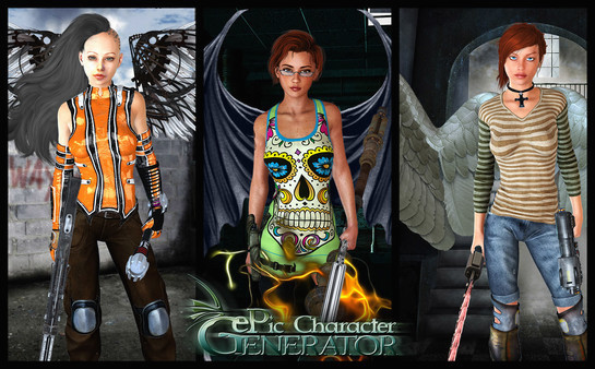 Игра ePic Character Generator - Season #1: Modern Female, скриншот