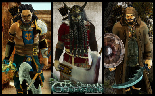 Игра ePic Character Generator - Season #1: Ork Male, скриншот