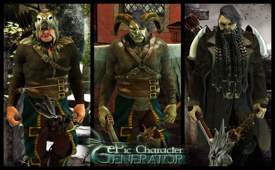 Игра ePic Character Generator - Season #1: Ork Male, скриншот