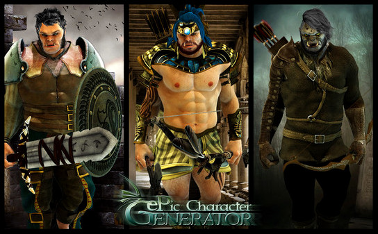 Игра ePic Character Generator - Season #1: Ork Male, скриншот
