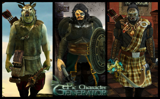 Игра ePic Character Generator - Season #1: Ork Male, скриншот