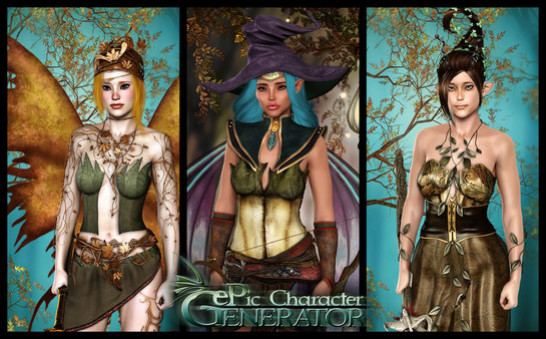 Игра ePic Character Generator - Season #2: Female Fae, скриншот