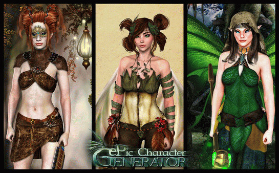 Игра ePic Character Generator - Season #2: Female Fae, скриншот