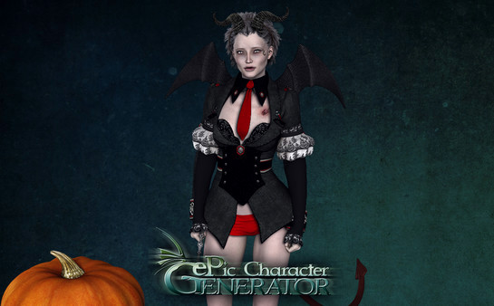 Игра ePic Character Generator - Season #2: Female Halloween, скриншот