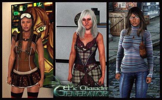 Игра ePic Character Generator - Season #2: Female Modern #1, скриншот