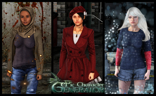 Игра ePic Character Generator - Season #2: Female Modern #1, скриншот