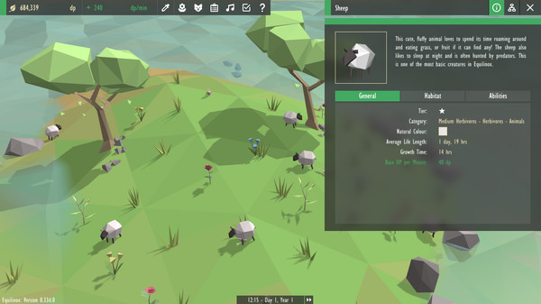 Игра Equilinox, скриншот